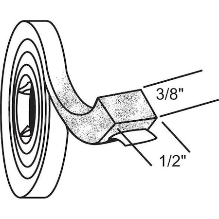 Strybuc Closed Cell Foam Tape Gray 63-152